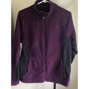 Champion size large purple and black fleece